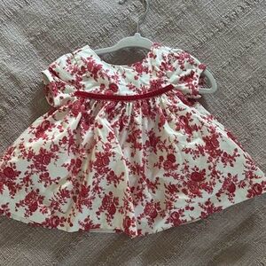 Janie and Jack Red Floral Baby Dress